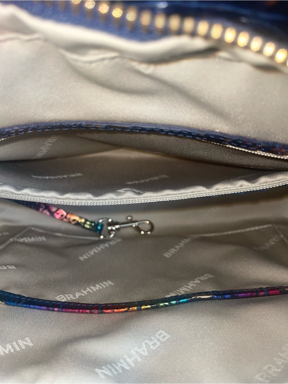 Brahmin NWOT Small Elaine Melbourne Satchel - Picture 13 of 15